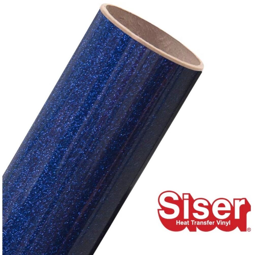 Siser HTV Glitter Royal Blue 19.5W x 3Yards READ